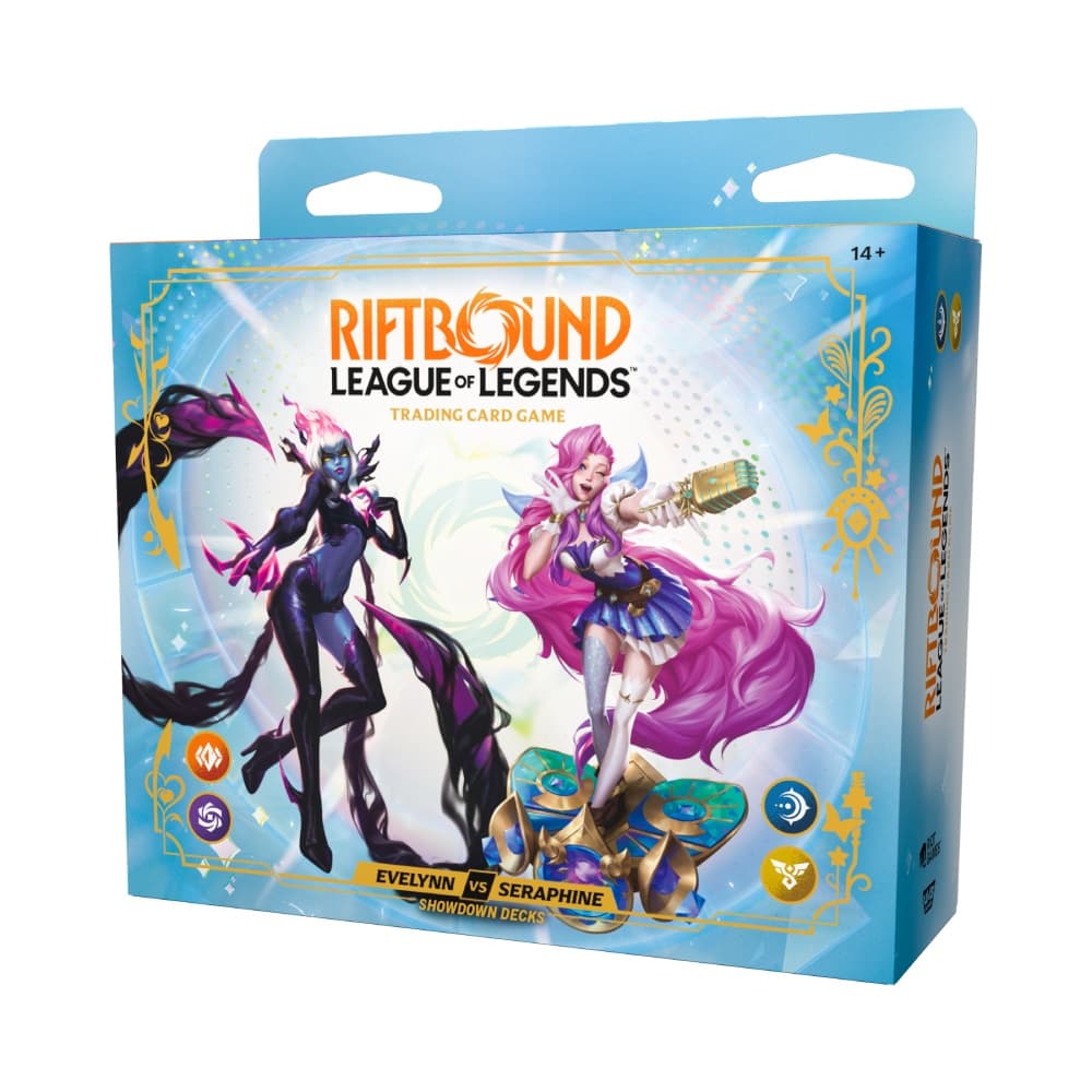 Showdown Deck Display – Evelynn vs Seraphine
